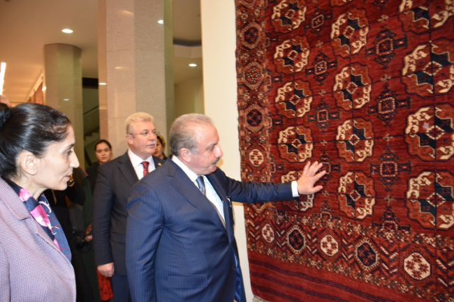 TBMM Başkanı Şentop'tan Türkmenistan ziyareti