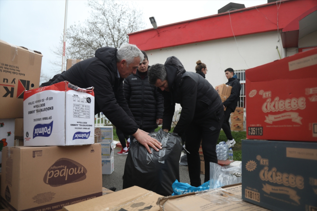 Samsunspor'dan deprem bölgesine yardım