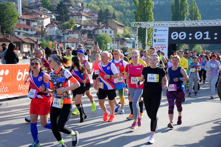 Saraybosna Maratonu bin 700'den fazla sporseveri buluşturdu