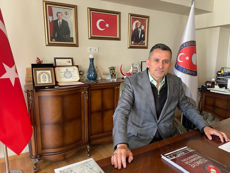 Fotoğraf: AA / Türkiye Badminton Federasyonu Başkanı Murat Özmekik