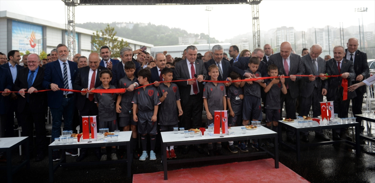 Samsunspor Mustafa Kemal Erkanat Altyapı Tesisleri açıldı