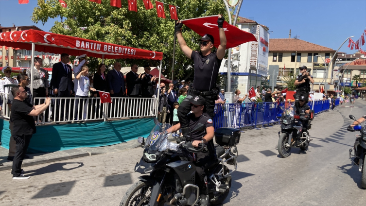 Bartın'da Büyük Zafer'in 101. yılı kutlamaları