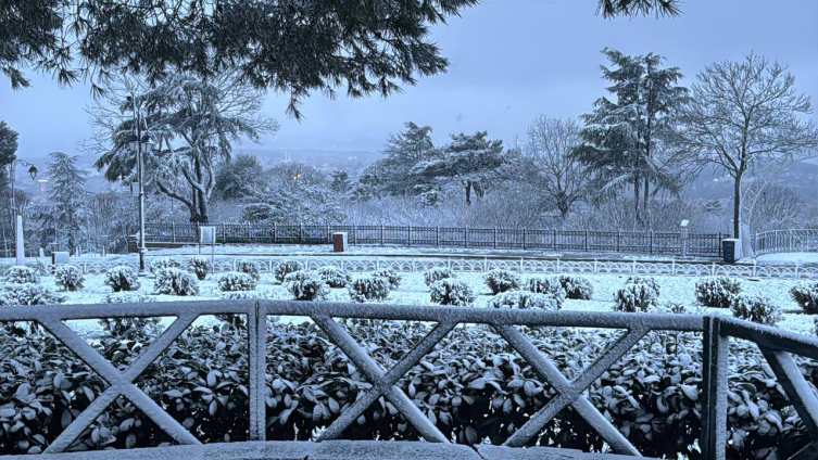 İstanbul'da kar yağışı