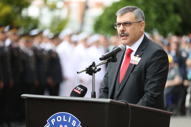 Şehit polislerimiz için Tekirdağ'da cenaze töreni düzenlendi