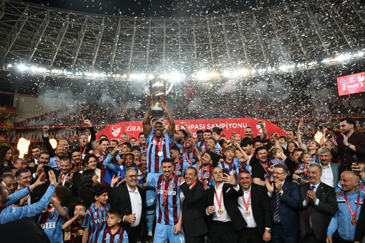 Türkiye Kupası'nın sahibi Trabzonspor oldu