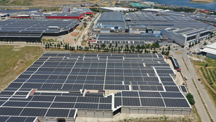 Kahramanmaraş OSB'de yeşil dönüşüm: Elektriğin yarısını GES'lerden karşılıyor