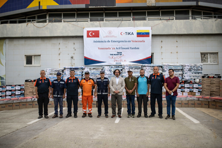 TİKA'dan Venezuela'ya 2 kamyon barınma ve temel yaşam malzemesi desteği
