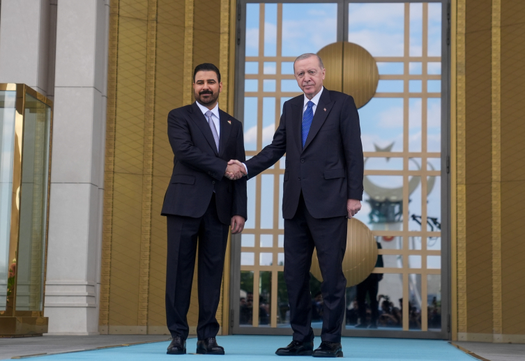 Cumhurbaşkanı Erdoğan, Irak Başbakanı Zeydi'yi resmi törenle karşıladı