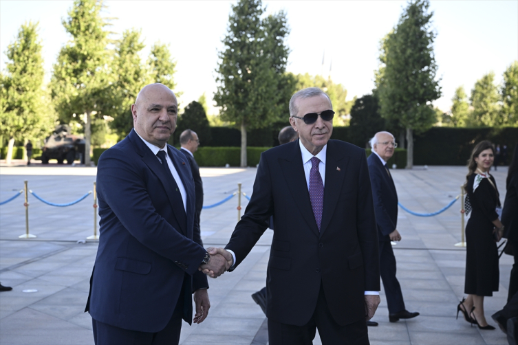 Cumhurbaşkanı Erdoğan, Lübnan Cumhurbaşkanı Avn'ı resmi törenle karşıladı