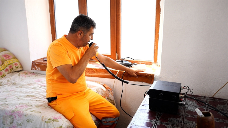 Akçal Kulesi'nden 3 ilin ormanlarına 7/24 gözetim