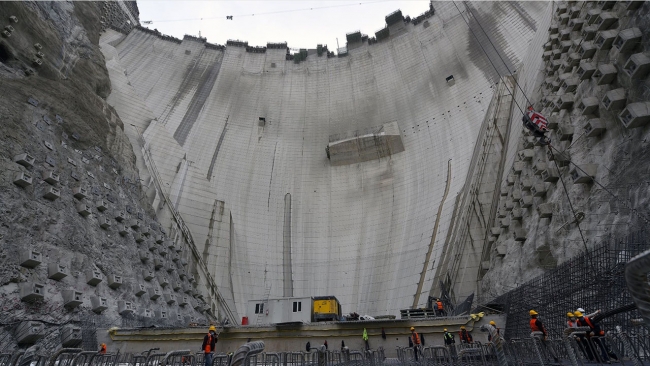 Türkiye'nin en yüksek barajında son düzlük
