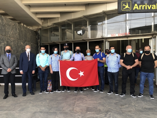 Kurtarılan Türk gemiciler İstanbul'a geliyor