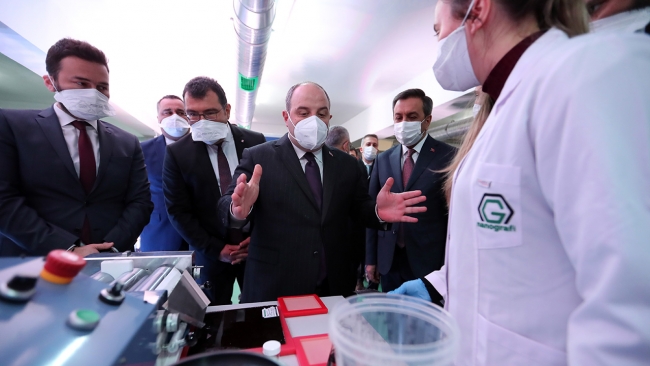 Türkiye'nin ilk grafen seri üretim tesisi açıldı