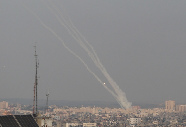 Gazze Şeridi'nden 6 roket atıldı