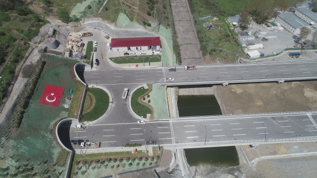 Habipler-Hasdal kavşaklarının açılışında sona doğru