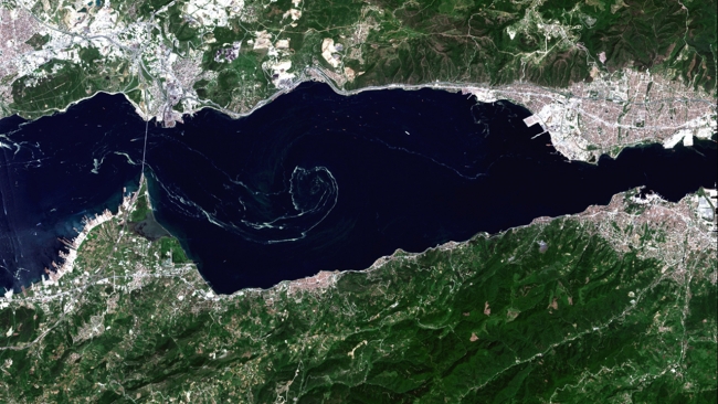Marmara'daki müsilaj uzaydan görüntülendi