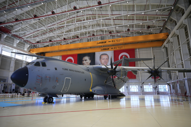 A400M uçakları Türkiye için son derece stratejik görevler üstleniyor. Foto: AA
