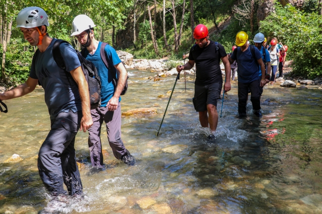 Müflizdere Kanyonu'nda doğaseverler nefes alıyor