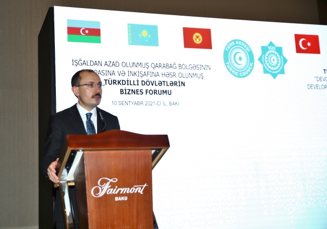 Forumda Türkiye'yi Ticaret Bakanı Mehmet Muş temsil etti. Fotoğraf: AA