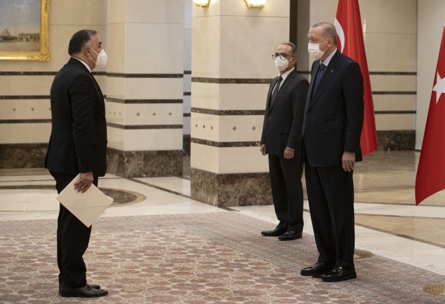 Cumhurbaşkanı Erdoğan, 2 ülkenin büyükelçilerini kabul etti