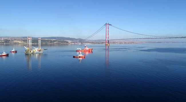 1915 Çanakkale Köprüsü'nde sona yaklaşıldı
