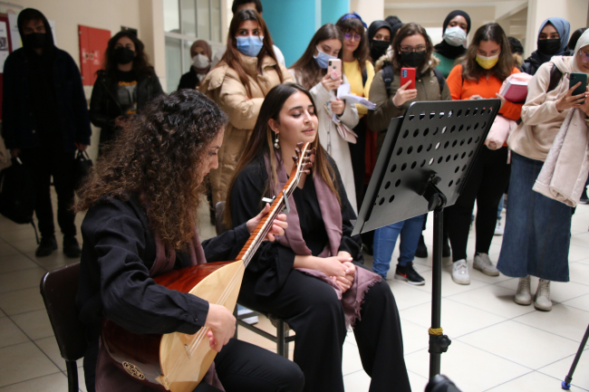 Şehit Aybüke öğretmen mezun olduğu fakültede unutulmadı