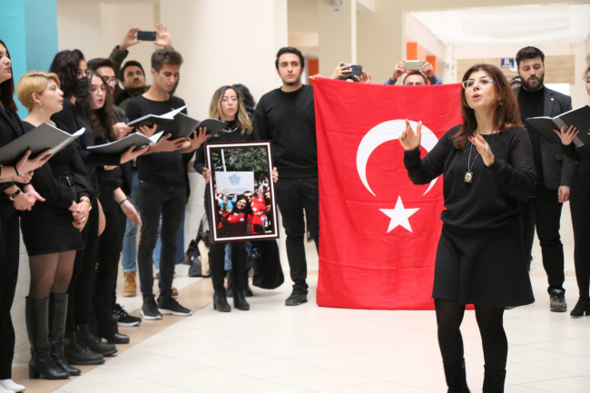 Şehit Aybüke öğretmen mezun olduğu fakültede unutulmadı