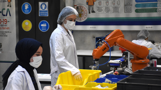 Meslek liselerinin ürettiği antijen kitine Avrupa talip oldu