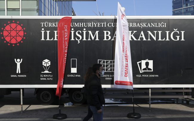 İletişim Başkanlığı'nın dijital tırı Kırıkkale'de