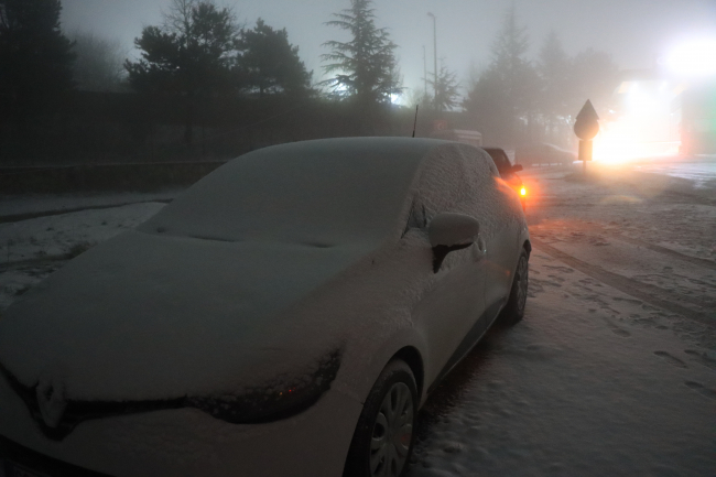 İstanbul'da beklenen kar yağışı başladı