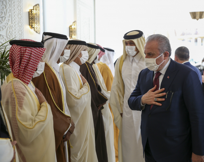 TBMM Başkanı Şentop'un Katar ve BAE temasları