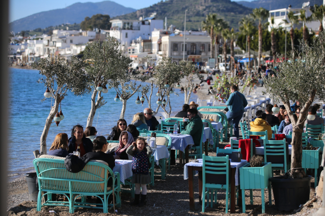 Bodrum ve Marmaris'te yazdan kalma hava