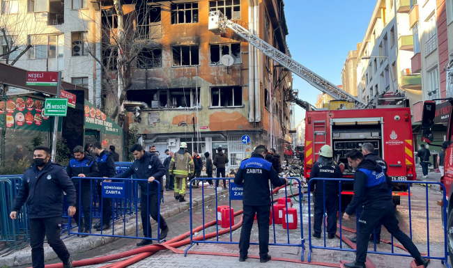 Güngören'deki yangında 4 yabancı uyruklu işçi yaşamını yitirdi