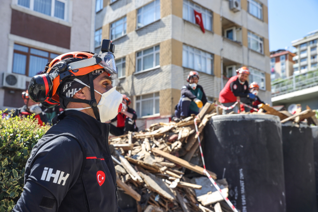 İstanbul'da deprem tatbikatı