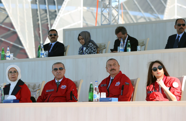 Cumhurbaşkanı Erdoğan ve Aliyev TEKNOFEST'te