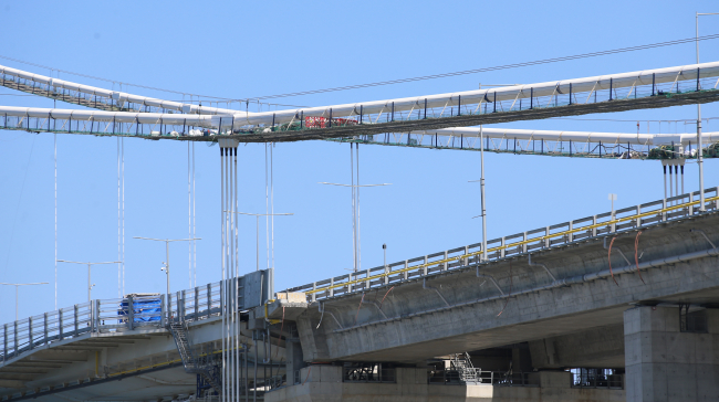 1915 Çanakkale Köprüsü'nde "kedi yolu" sökülüyor