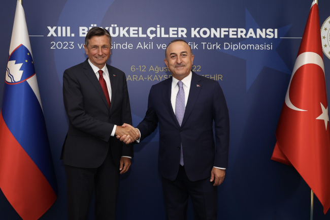 Slovenya Cumhurbaşkanı: Türkiye'nin Ukrayna tahılı için çabalarını takdirle karşılıyoruz