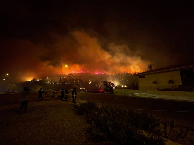 Mersin'deki orman yangını için Mehmetçik seferber oldu
