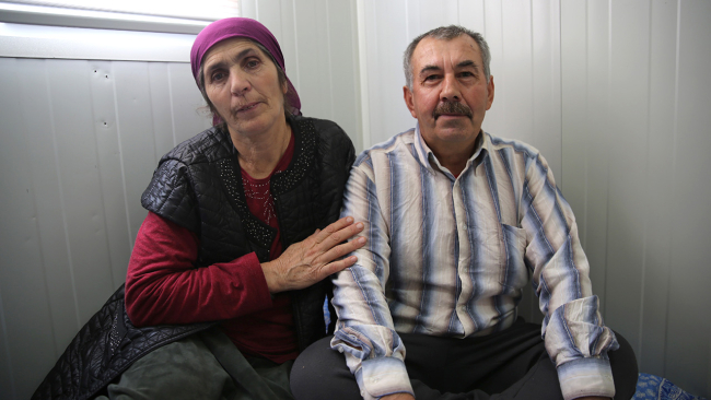 Ahıska Türklerinden Şevket Ömerova ve eşi Zöhre Ömerova.