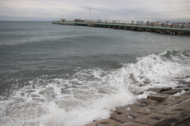 Tekirdağlı balıkçılar poyrazın dinmesini bekliyor