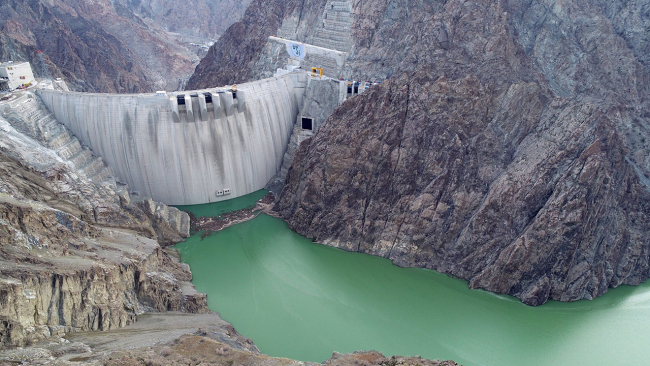Yusufeli Barajı'nda su seviyesi yükseliyor