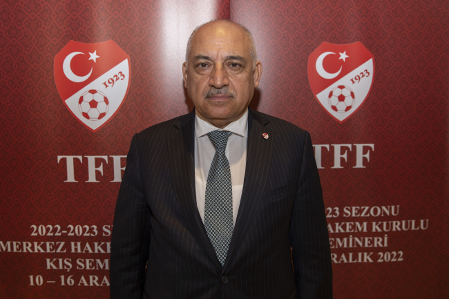 Fotoğraf: AA / Türkiye Futbol Federasyonu Başkanı Mehmet Büyükekşi