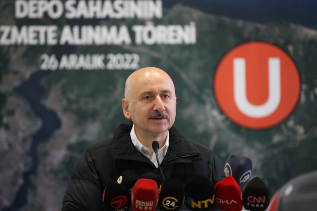 Halkalı-İstanbul Havalimanı Metro Hattı'nın yüzde 87'si tamamlandı