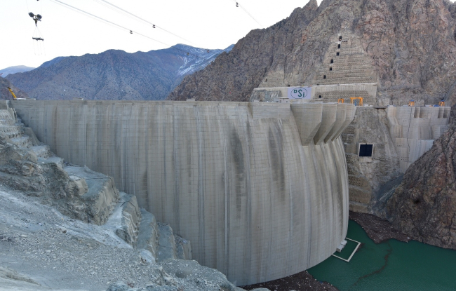 Yusufeli Barajı'nda su seviyesi 63 metreye ulaştı