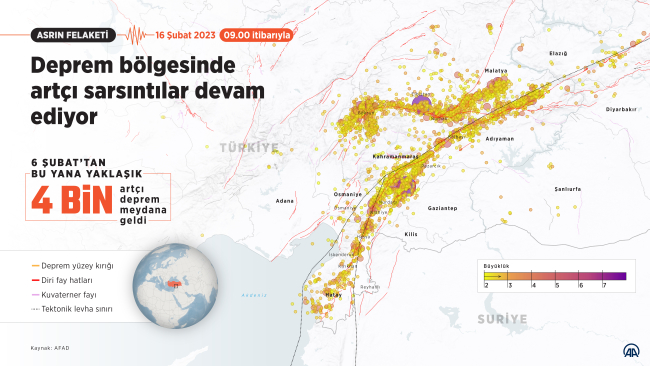 Deprem bölgesinde artçı sarsıntılar devam ediyor