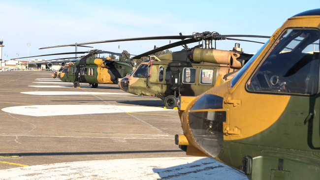 TSK helikopterleri 1500 tondan fazla yardım malzemesi taşıdı