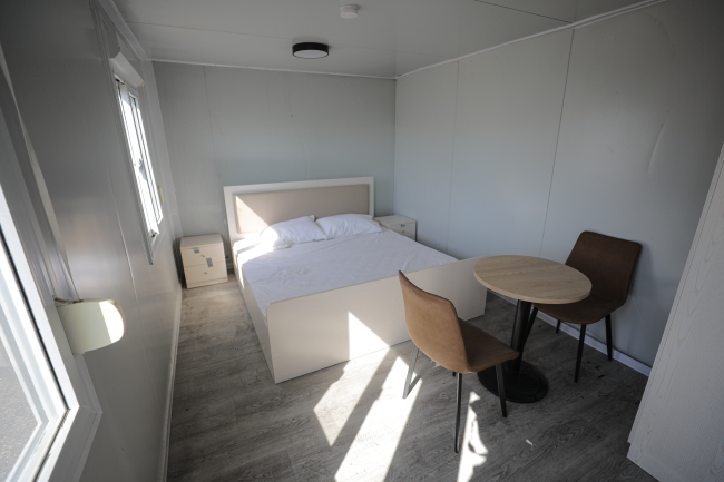 Dünya Kupası'nda kullanılan konteynerler depremzedelerin yeni evi olacak