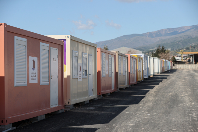 Dünya Kupası'nda kullanılan konteynerler depremzedelerin yeni evi olacak