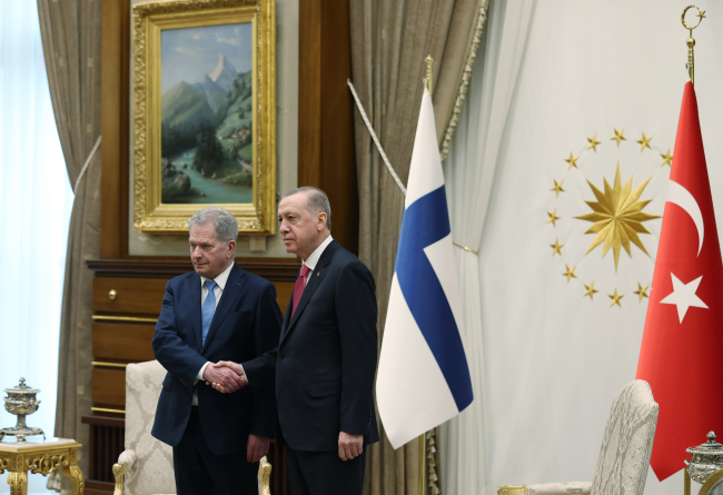 Finlandiya Cumhurbaşkanı Niinistö Ankara'da