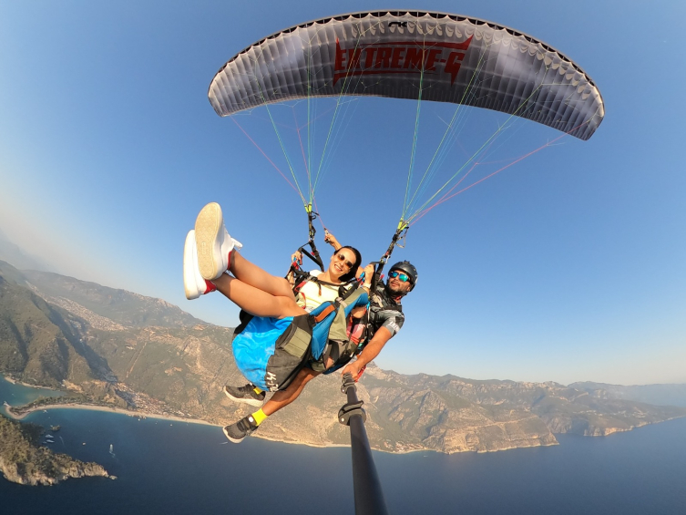 Babadağ'dan yamaç paraşütüyle uçuş sayısı her yıl artıyor